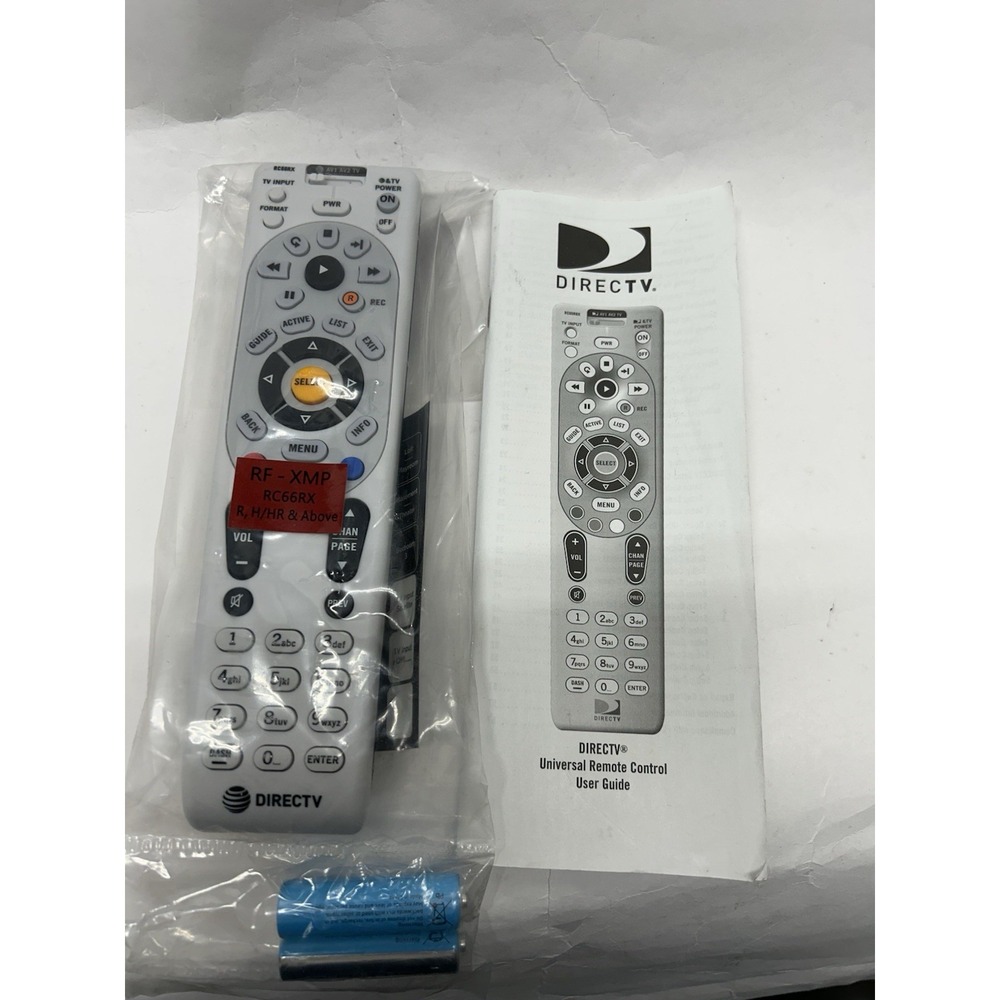 Direct TV remote control r/c new UNused RF-XMP RC66RX R,H H/R & ABOVE (C7)